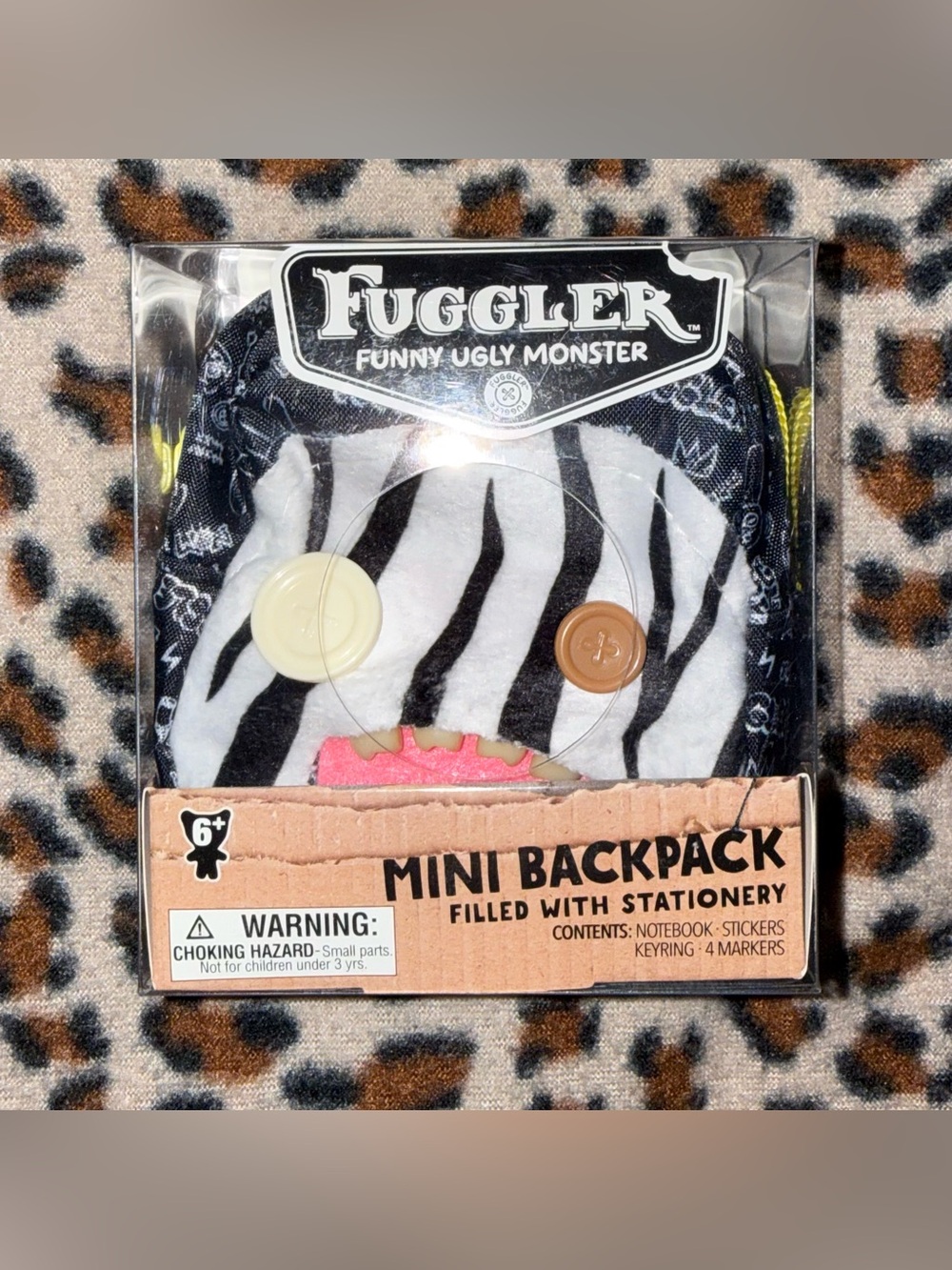 Fuggler Funny Ugly Monster Mini Backpack Stationery Set (New & Sealed)
